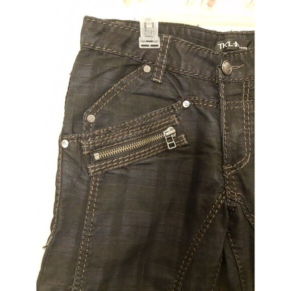 TKL Kosmo Lupo Mens Jeans Clubwear Black Sizes 30 - Picture 4 of 16